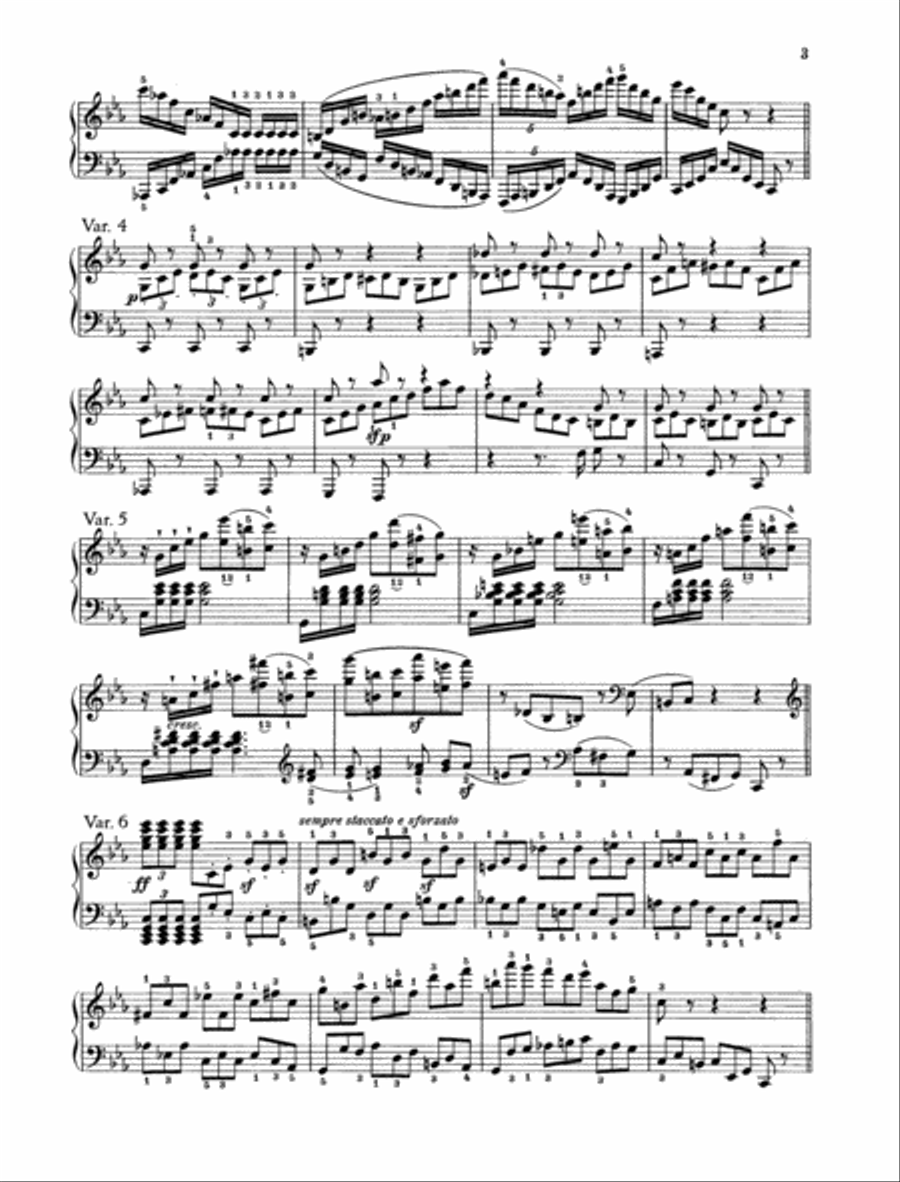 32 Variations on an Original Theme C minor, WoO 80 Piano Solo scores gallery preview page 2