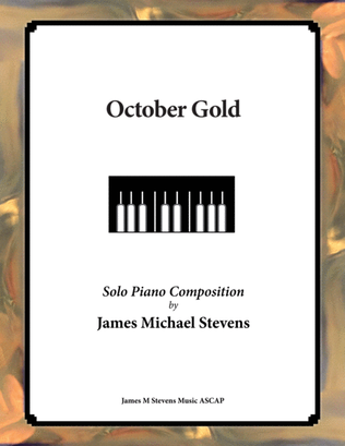 Book cover for October Gold (Reflective Piano)