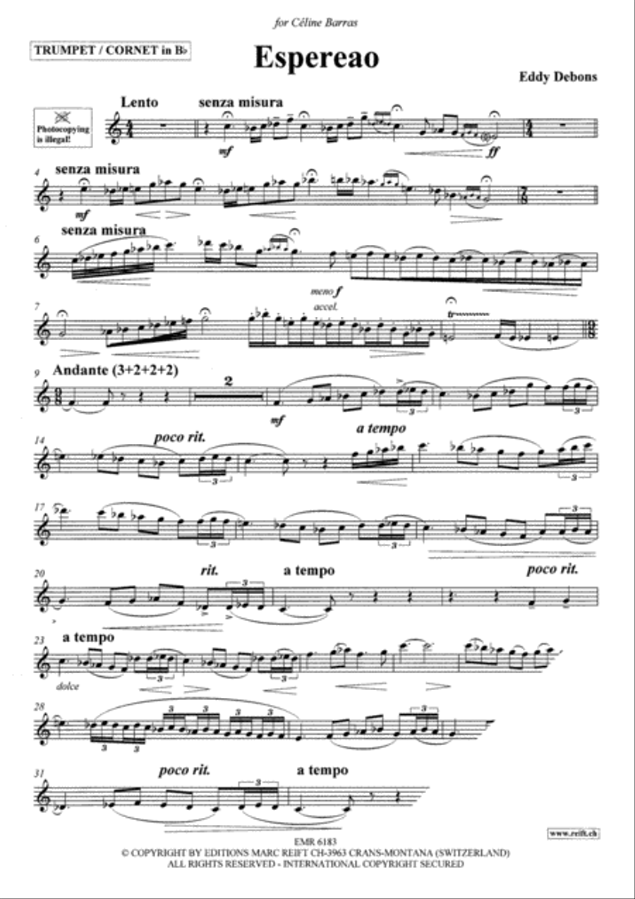 Espereao Cornet scores gallery preview page 3