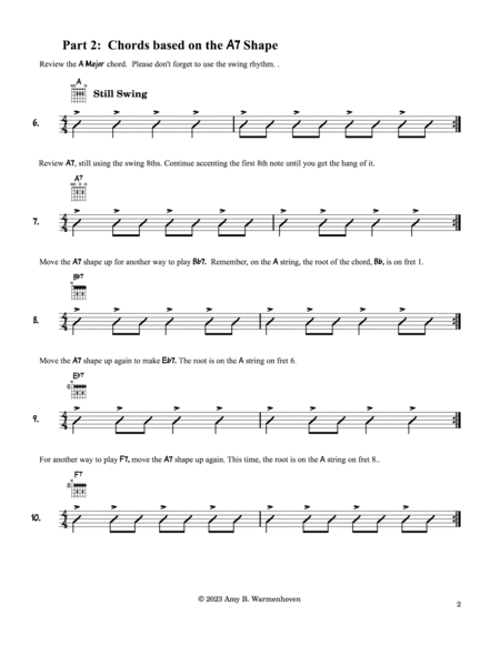 Moveable 7th Chords & 12 Bar Blues image number null