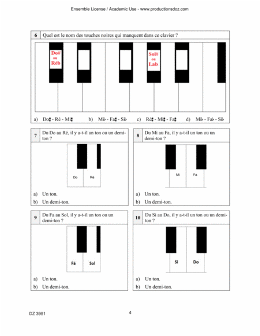 La Méthode Coe de théorie musicale, partie 1 Collection / Songbook scores gallery preview page 4