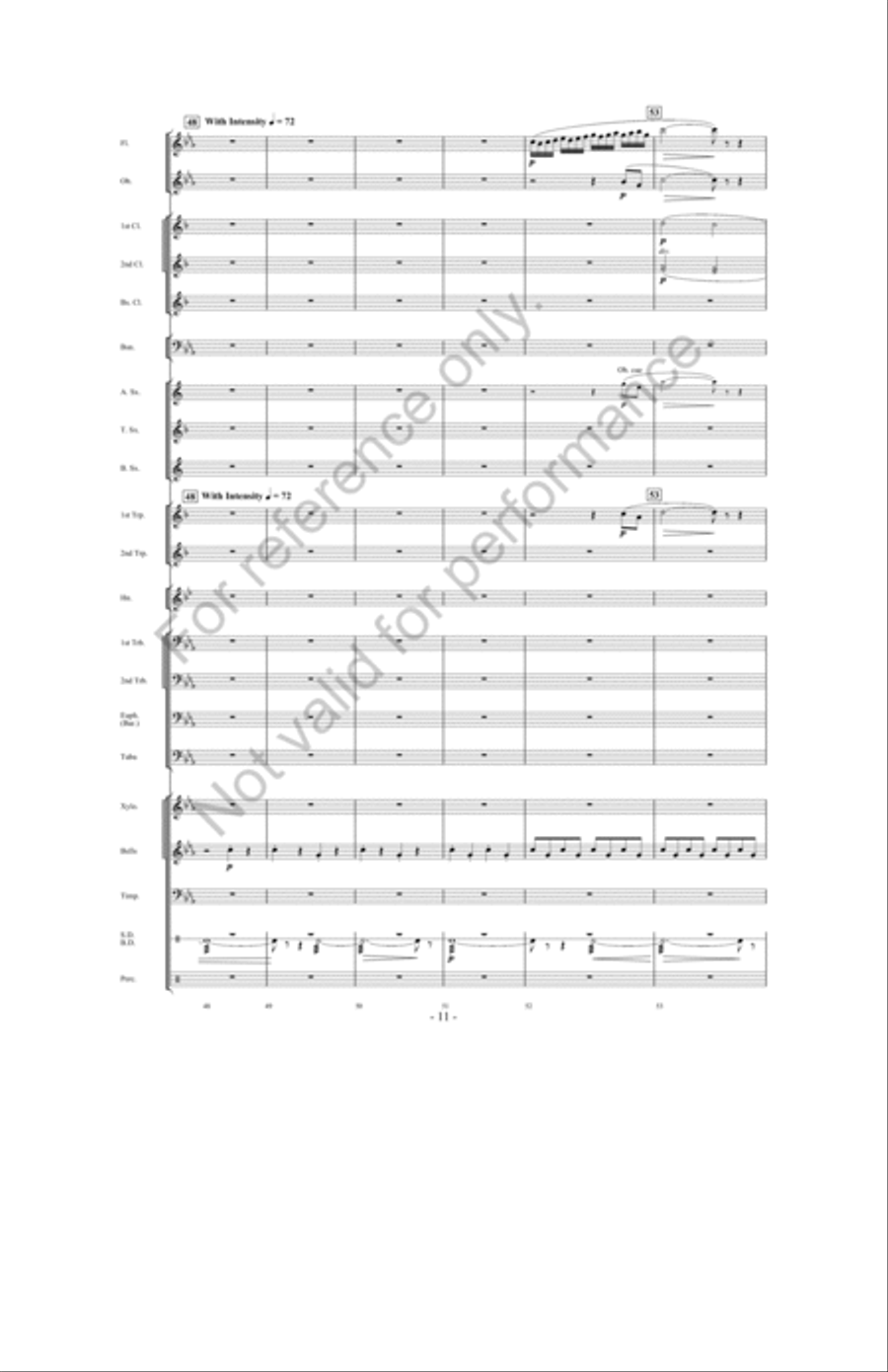 The Great Land Run Concert Band scores gallery preview page 10