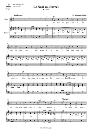 Le Noel du Povret (Duet) (Original key. A minor)