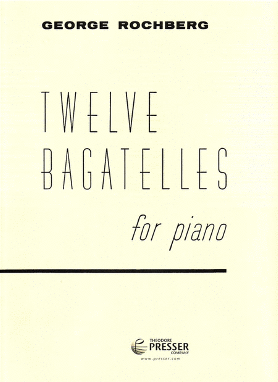 Twelve Bagatelles Chamber Music scores gallery preview page 1