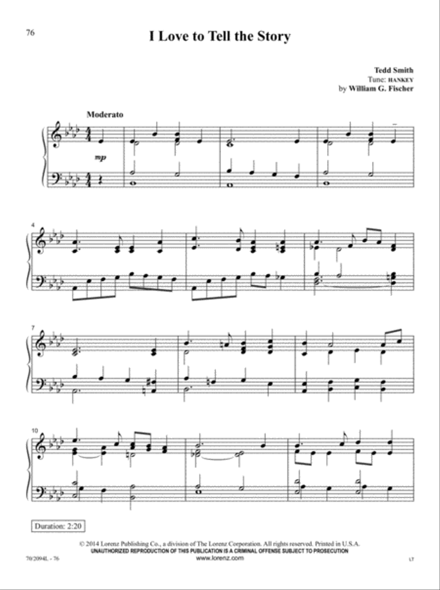 The Church Pianist's Library, Vol. 22 Piano Solo scores gallery preview page 27