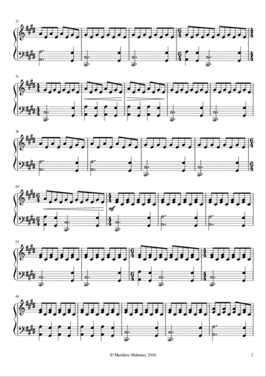 Prelude no. 2 in C# Minor Piano Solo scores gallery preview page 2