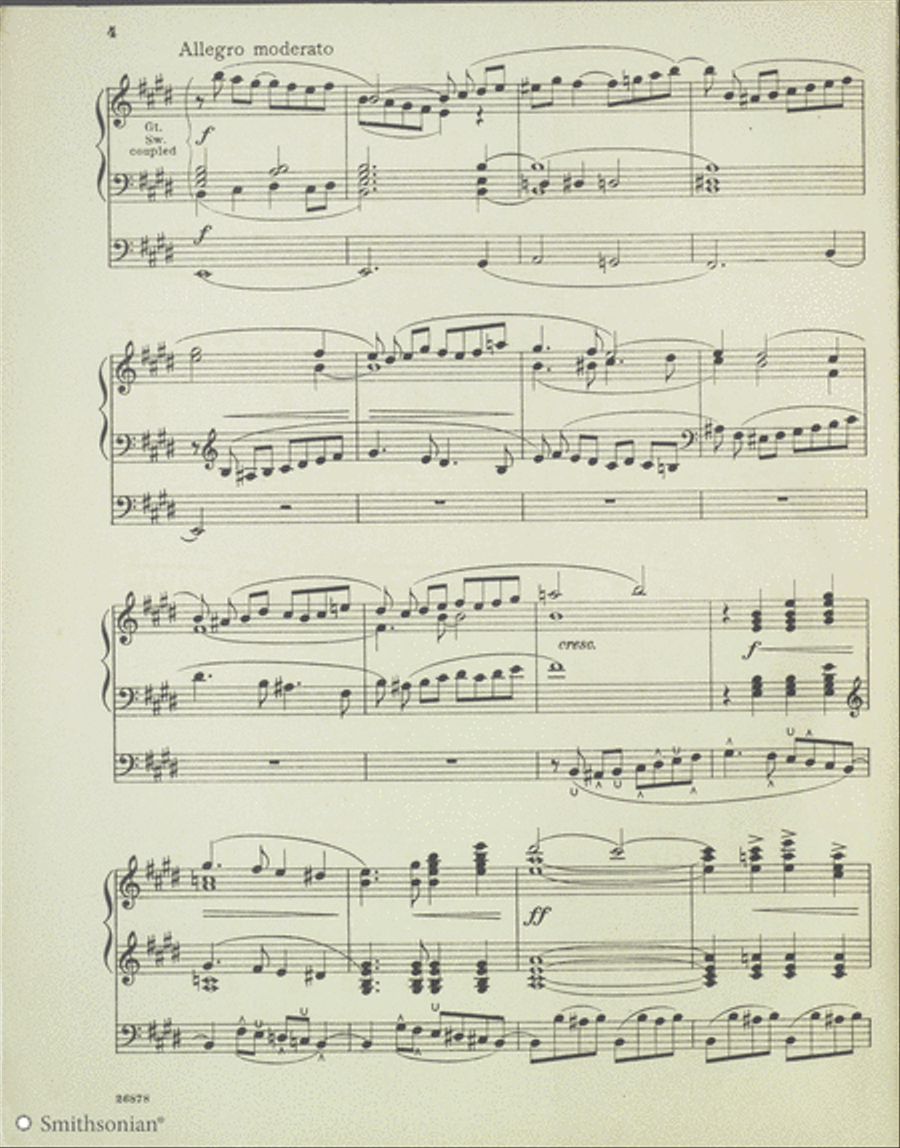 Solemn Prelude Organ Solo scores gallery preview page 3