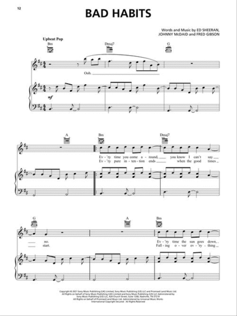 Today's Hits Today's Hits Piano, Vocal, Guitar scores gallery preview page 5