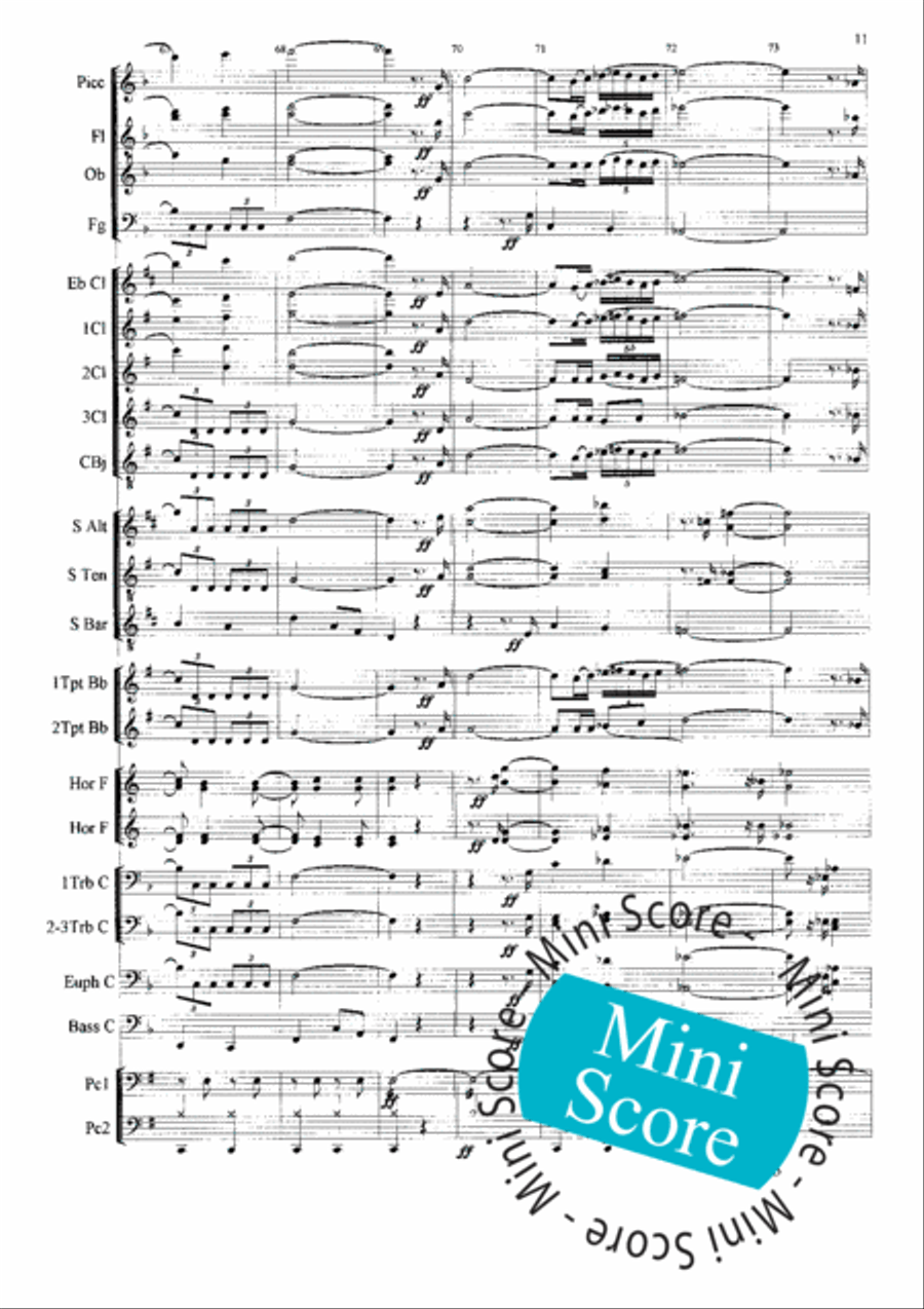 Al Centenario Concert Band scores gallery preview page 15