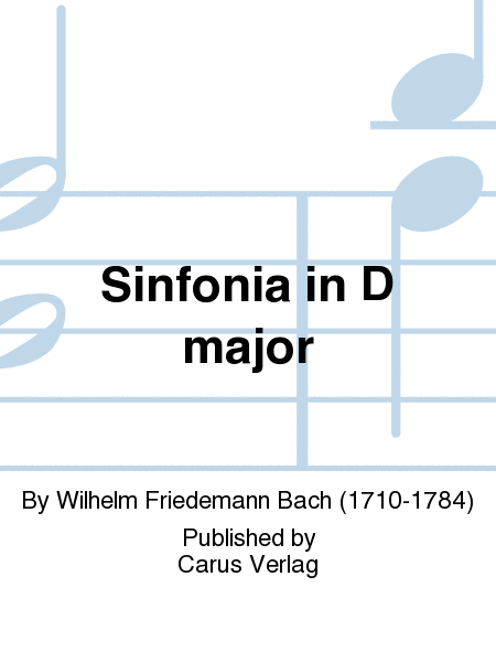 Sinfonia in D major (Sinfonia D-Dur)