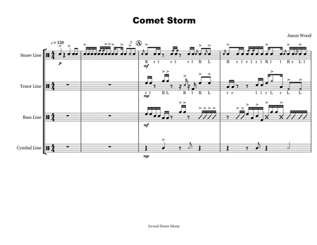 Comet Storm (Drumline Cadence) image number null