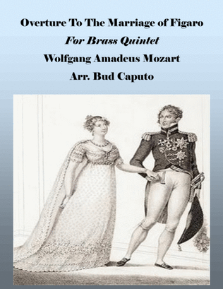 Book cover for Overture to the Marriage of Figaro for Brass Quintet