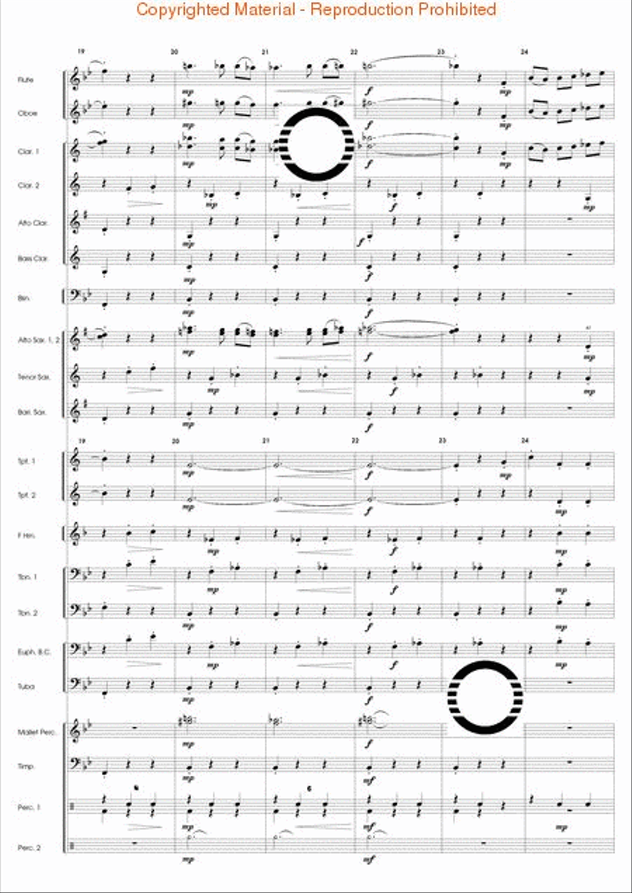 Peer Gynt Suite No. 1 Concert Band scores gallery preview page 19