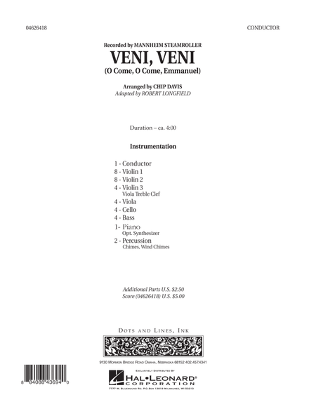 Veni, Veni (O Come, O Come Emmanuel) - Full Score