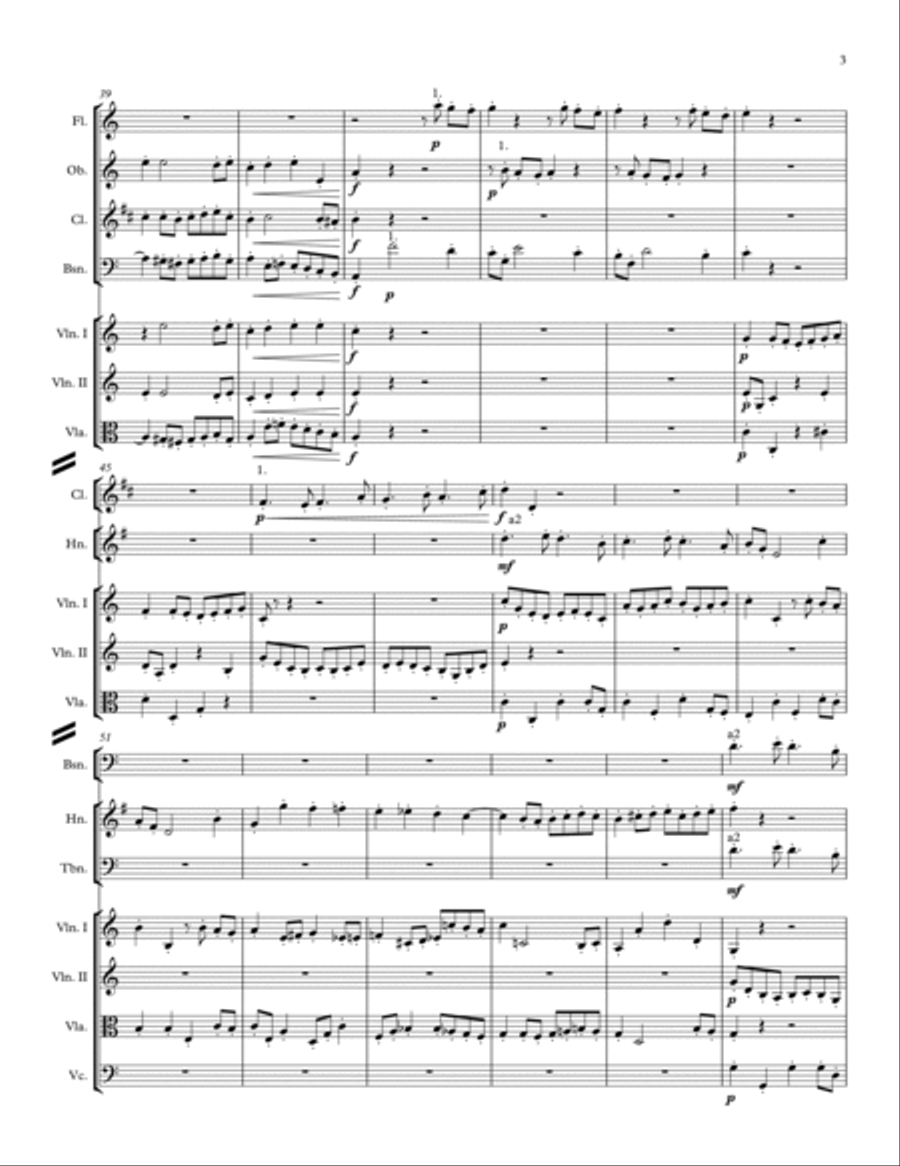 Fugue for Orchestra Fugue for Orchestra Small Ensemble scores gallery preview page 3
