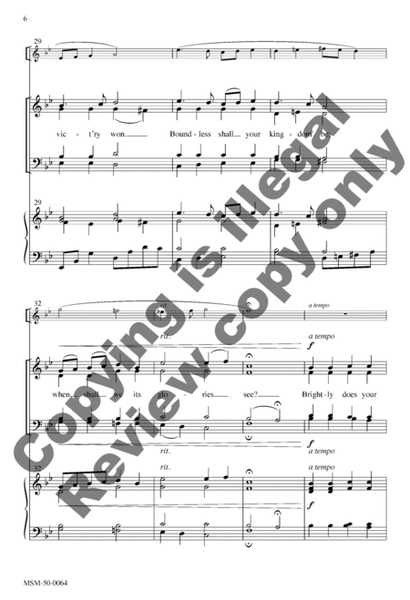 Savior of the Nations, Come (Choral Score) image number null