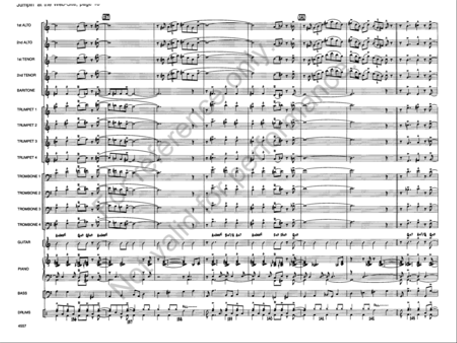 Jumpin' At the Website Jazz Ensemble scores gallery preview page 18