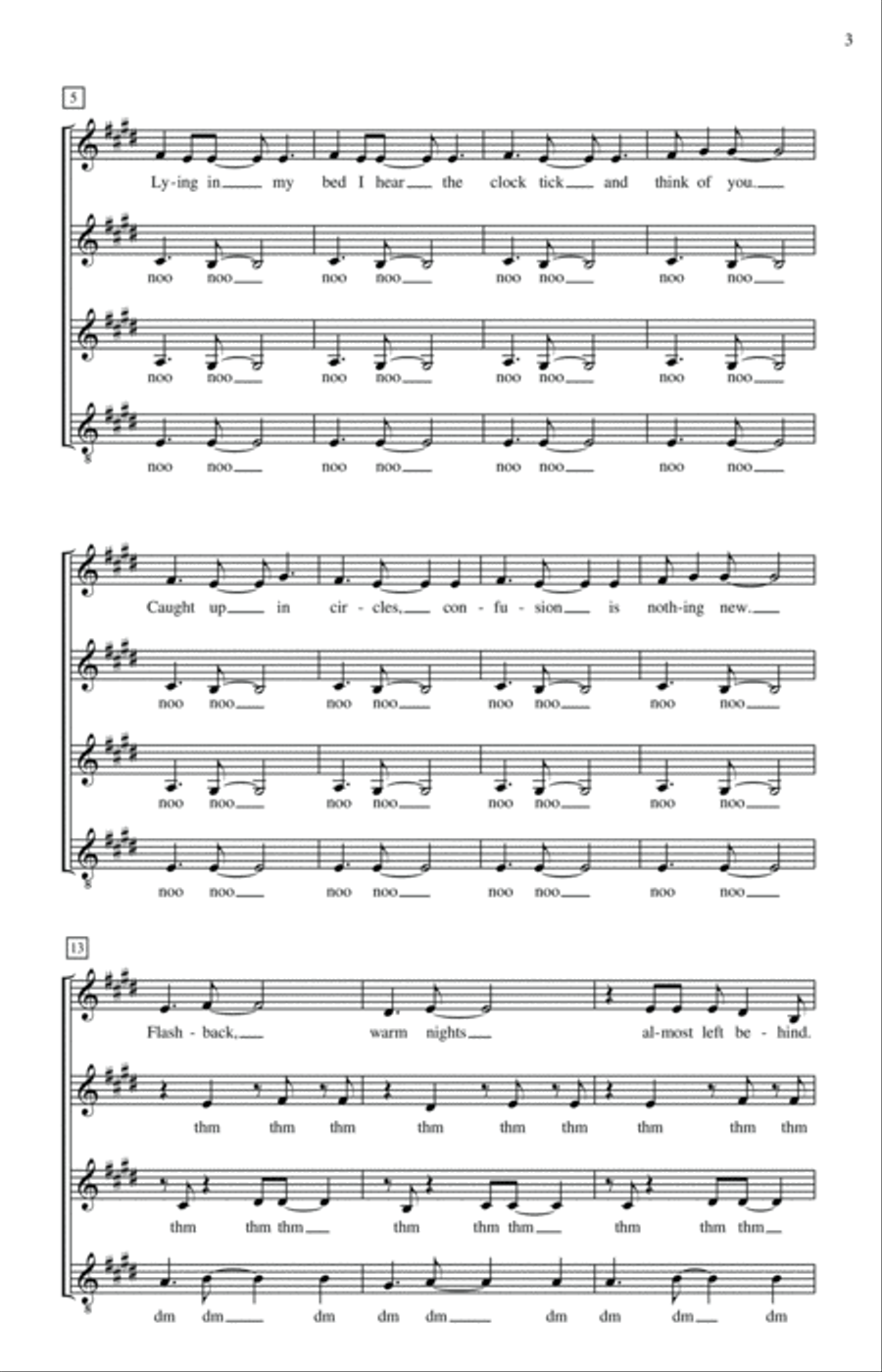 Time After Time (arr. Deke Sharon) SSA scores gallery preview page 2