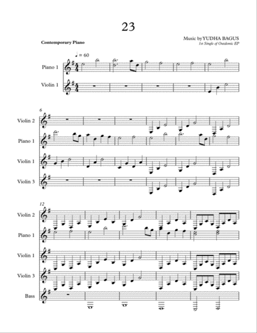 23 23 String Duet scores gallery preview page 1