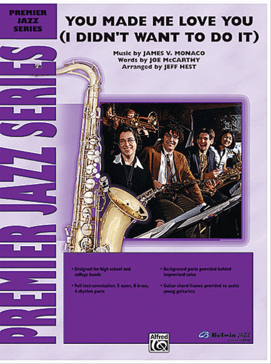 You Made Me Love You (I Didn't Want to Do It) Jazz Ensemble scores gallery preview page 1