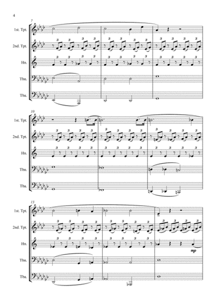 Brass Quintet - Beethoven Moonlight Sonata image number null