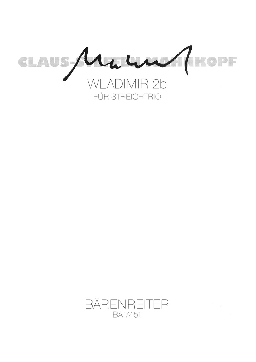 Wladimir 2b (1995) String Trio scores gallery preview page 1