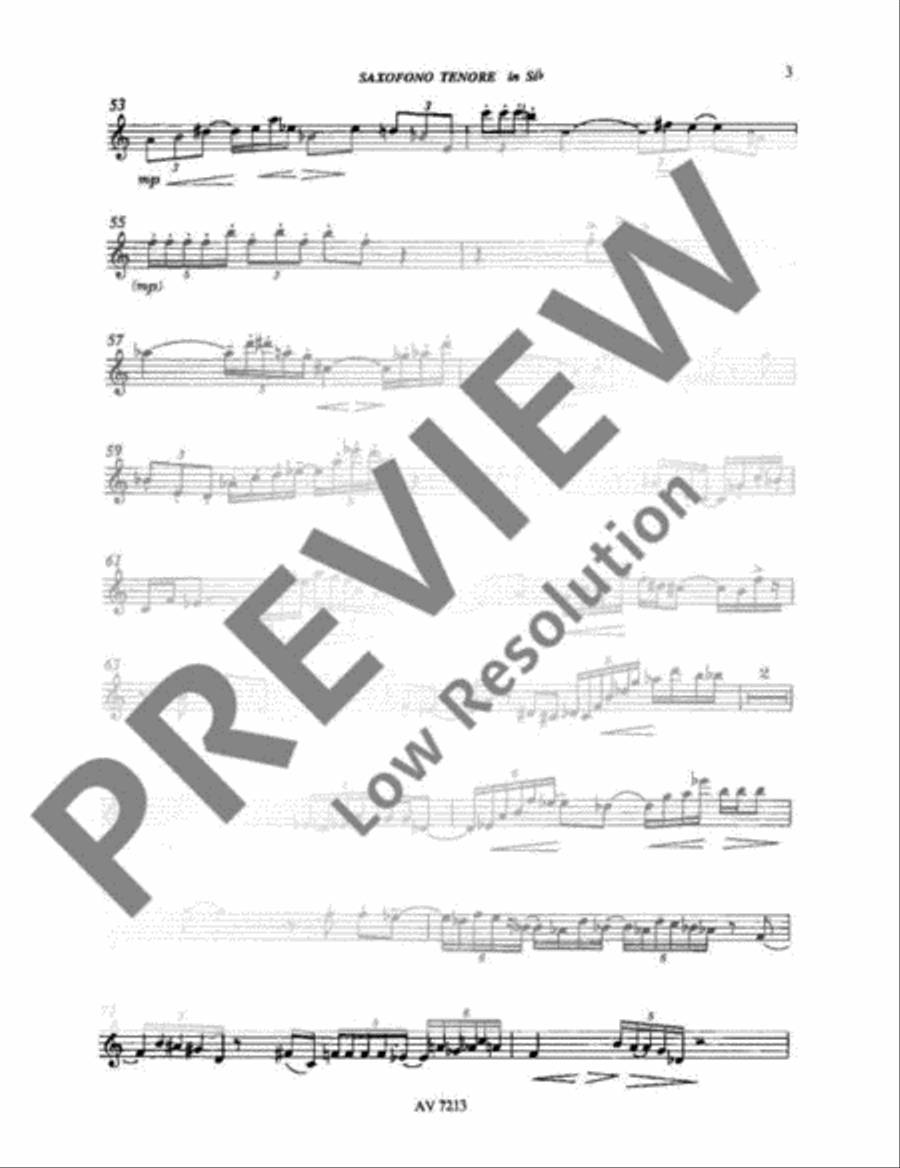 Sonata da chiesa Sonata da chiesa Tenor Saxophone scores gallery preview page 18