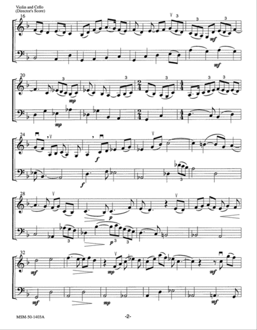 Lovely Child, Holy Child Choir scores gallery preview page 4
