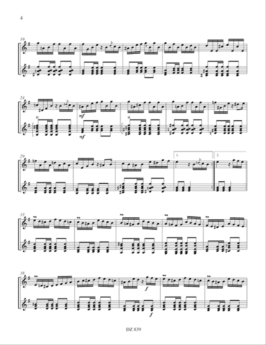 Apanhei-te cavaquinho, Turbilhão de Beijos, Escorregando Classical Guitar scores gallery preview page 4