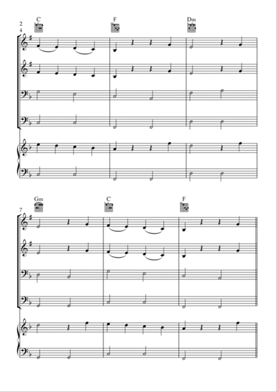 Flowers Flowers Trombone scores gallery preview page 2