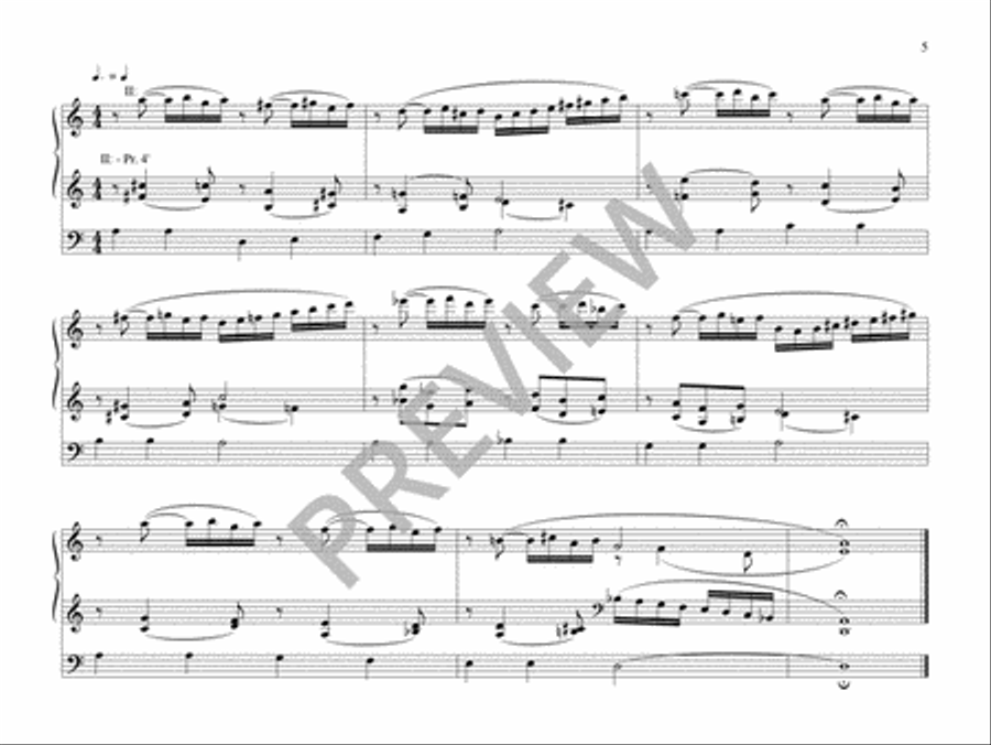 Three Meditations for Organ on Lenten Hymns Organ scores gallery preview page 7