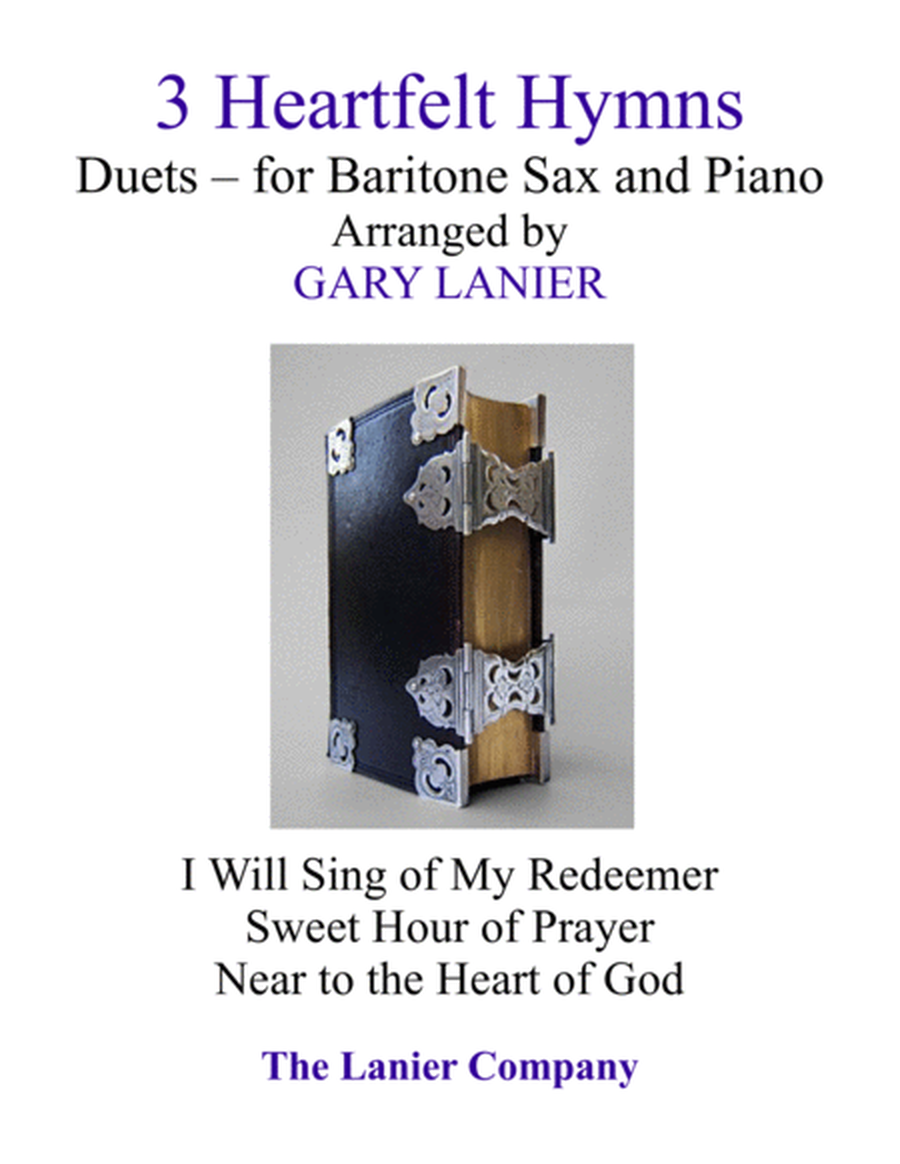 Gary Lanier: 3 Heartfelt Hymns (Duets for Baritone Sax and Piano) image number null