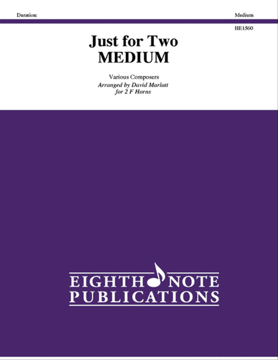 Just for Two Medium Just for Two Medium Small Ensemble scores gallery preview page 1