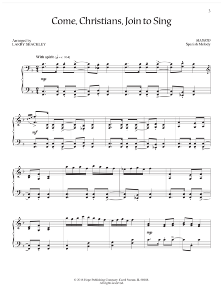 Hymns in a Celtic Style Piano Solo scores gallery preview page 2