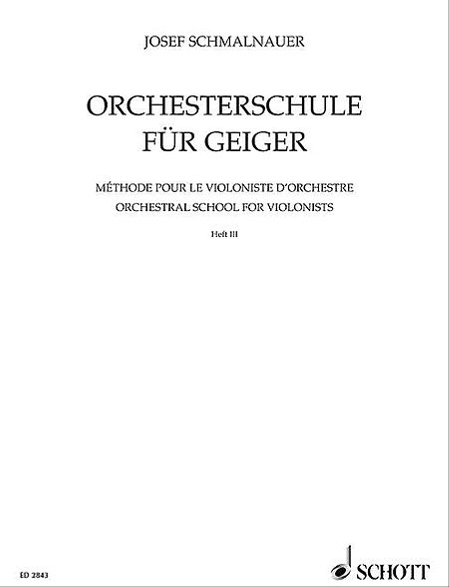 Orchestral Studies for Violin Violin - Sheet Music