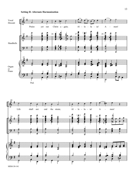 Flexible Hymn Accompaniments for Handbells, Set 2 (General) (Full Score) image number null