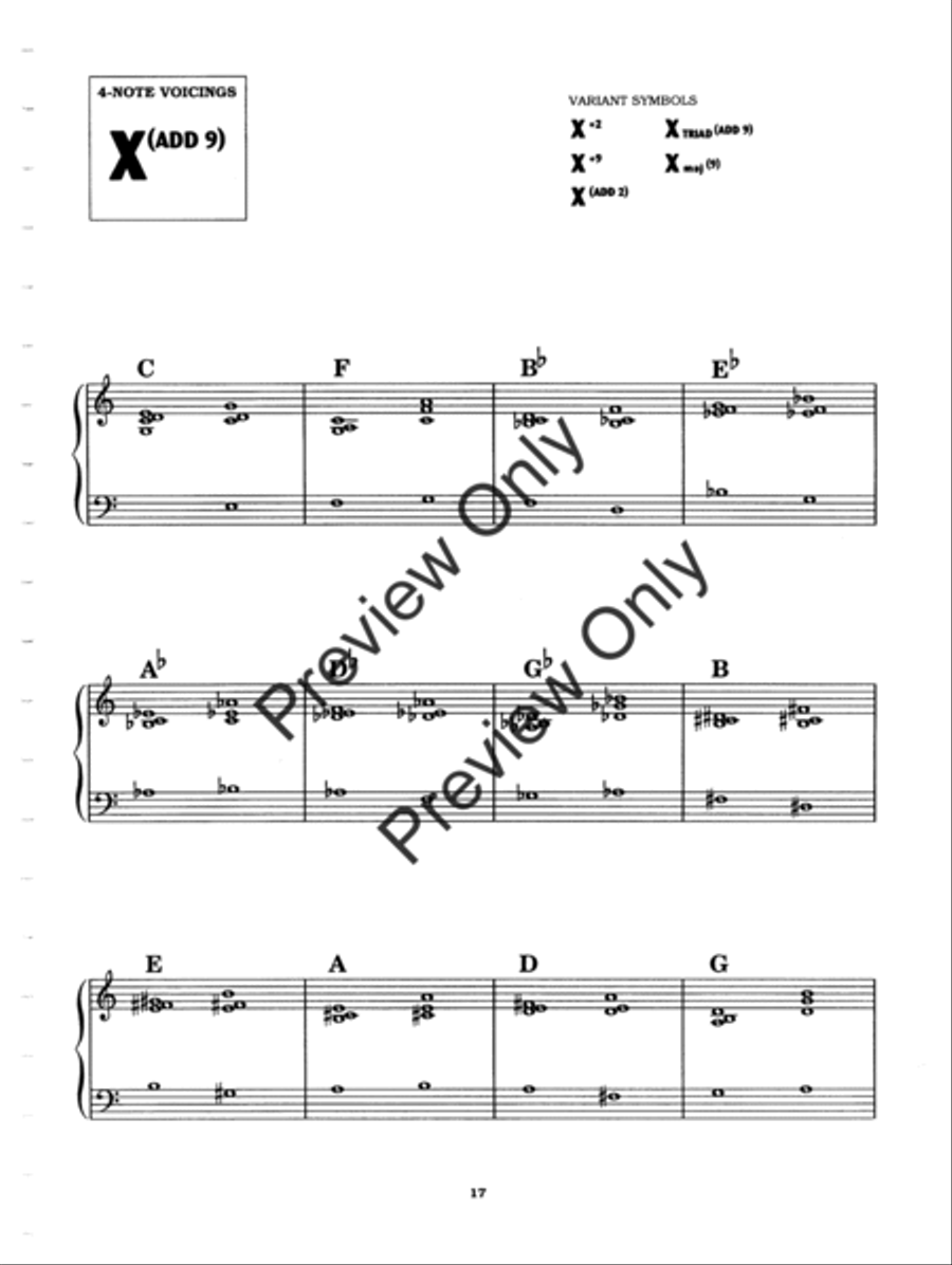 Chord Voicing Handbook, The Piano Method scores gallery preview page 20