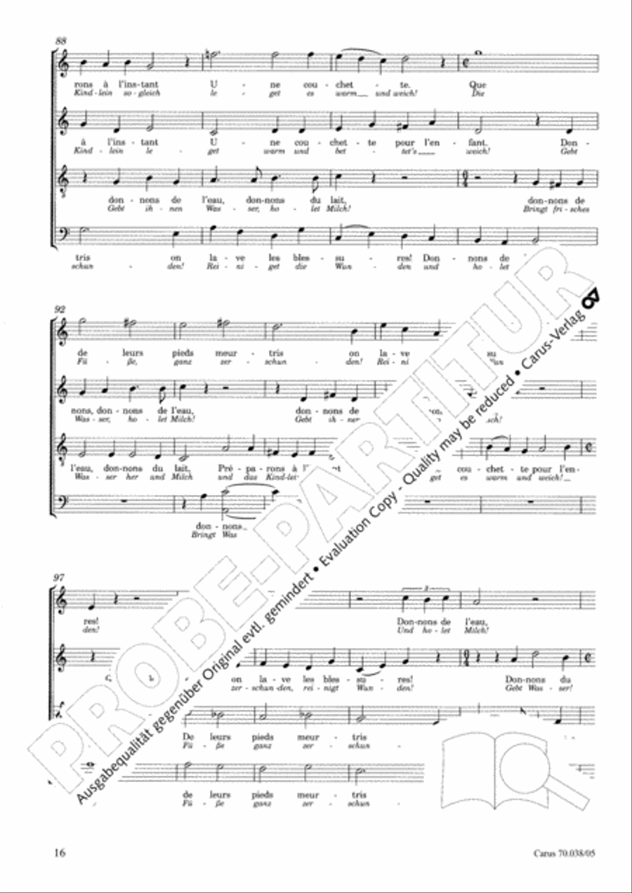 L'Enfance du Christ L'Enfance du Christ 4-Part scores gallery preview page 17
