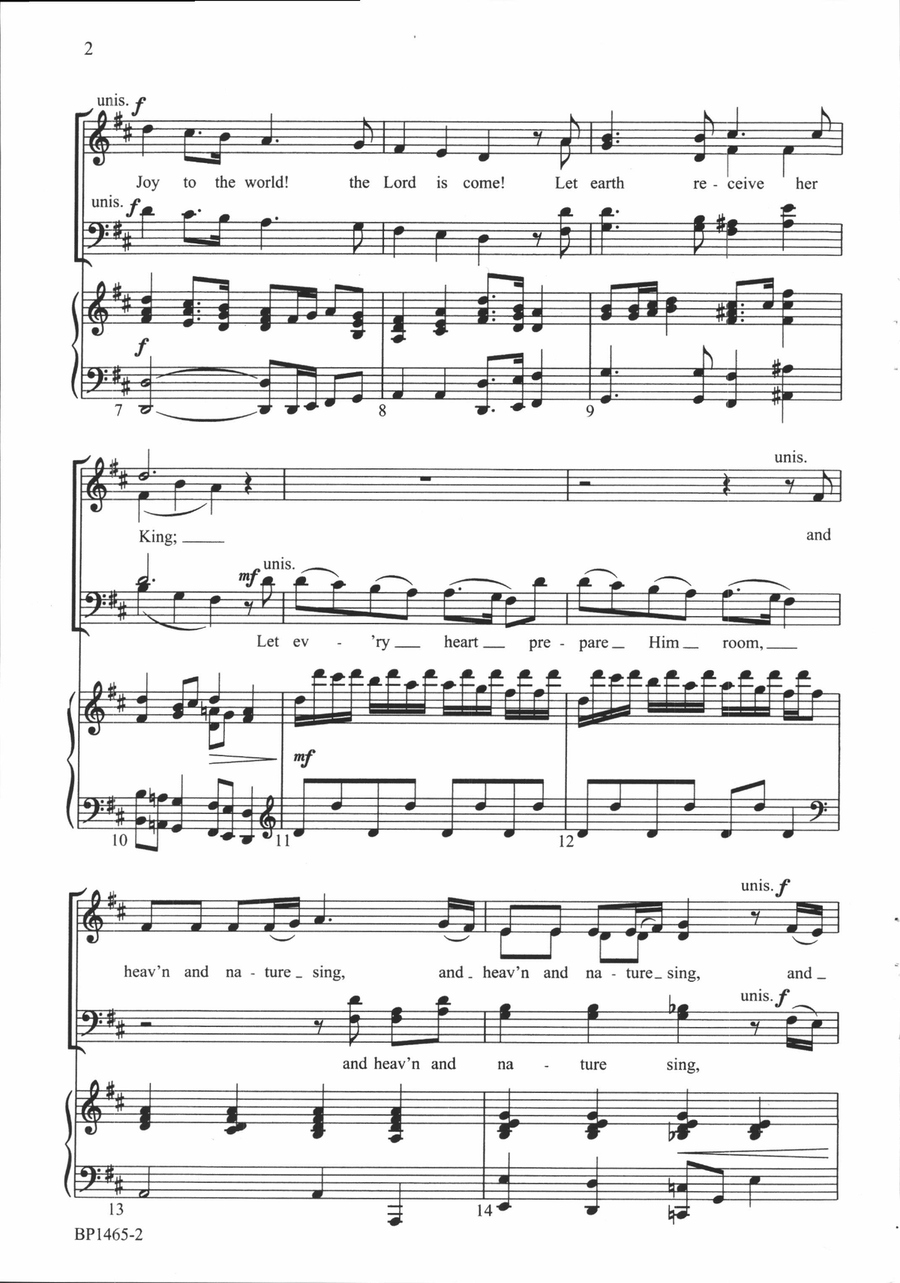 Glory of Christmas 4-Part scores gallery preview page 3