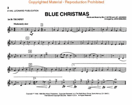 Hal Leonard Christmas Favorites for Marching Band (Level II) - 1st Bb Trumpet