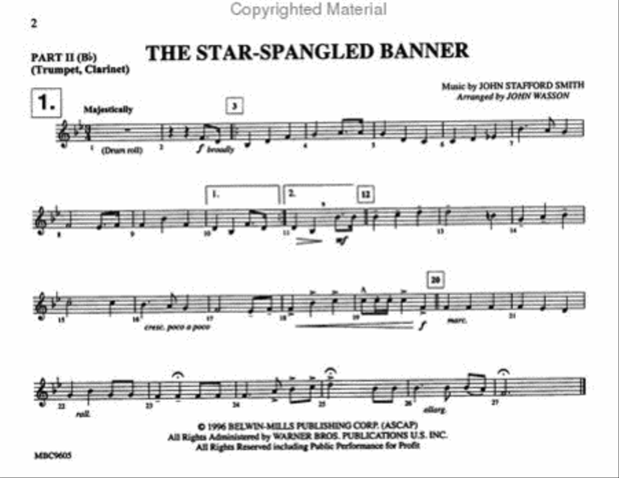 Combo Blasters for Pep Band - Part II (Trumpet, Clarinet) Pep Band scores gallery preview page 2
