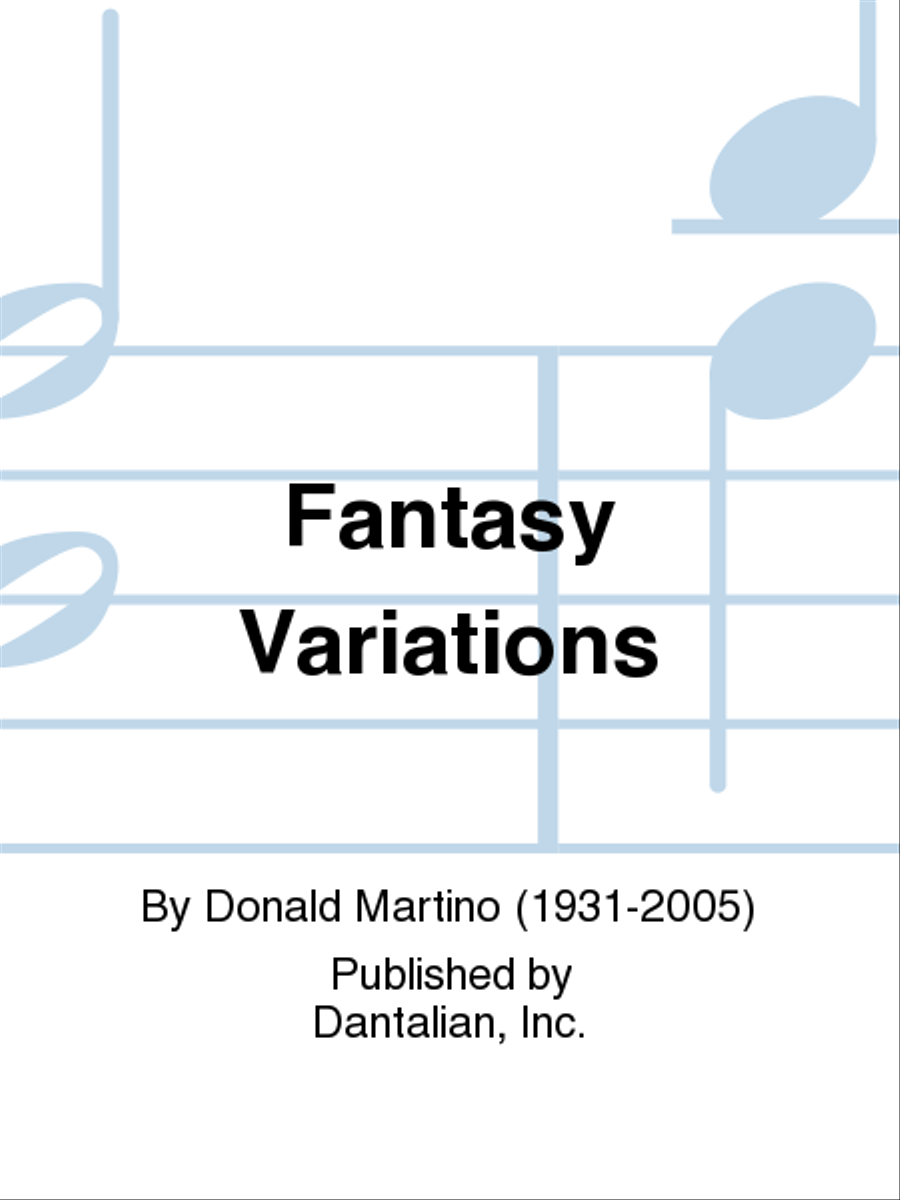 Fantasy Variations Violin Solo scores gallery preview page 1