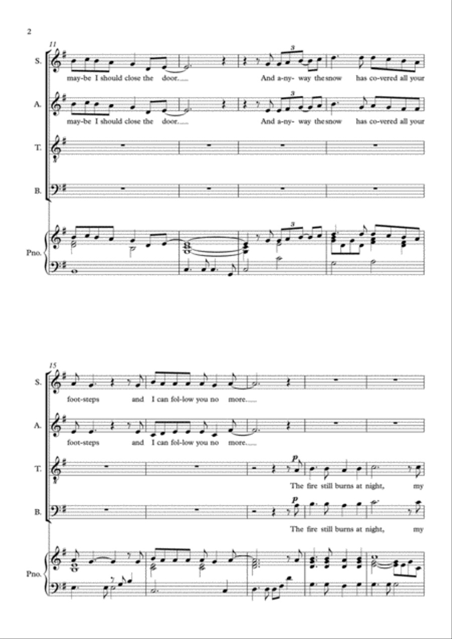 A Winter's Tale 4-Part scores gallery preview page 2