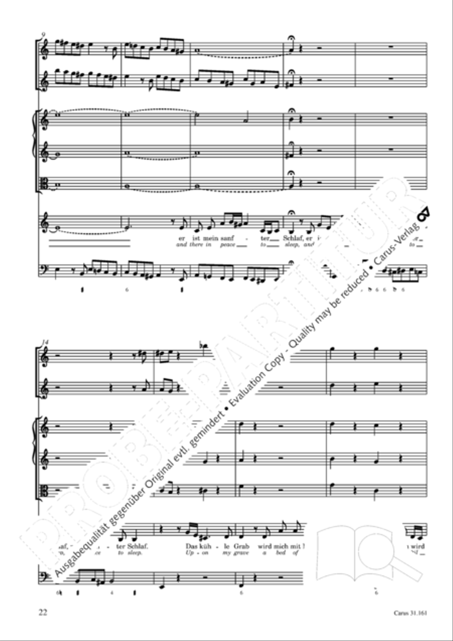 Komm, du susse Todesstunde 4-Part scores gallery preview page 22