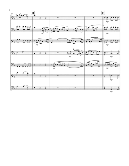 Recordare (from "Requiem") (F) (Trombone Septet)