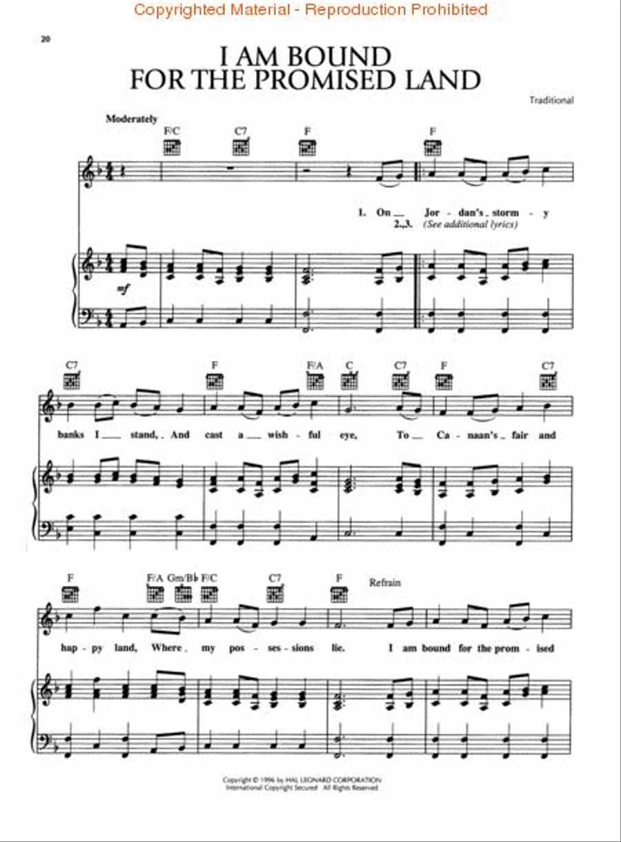 Smoky Mountain Gospel Favorites Piano, Vocal, Guitar scores gallery preview page 3