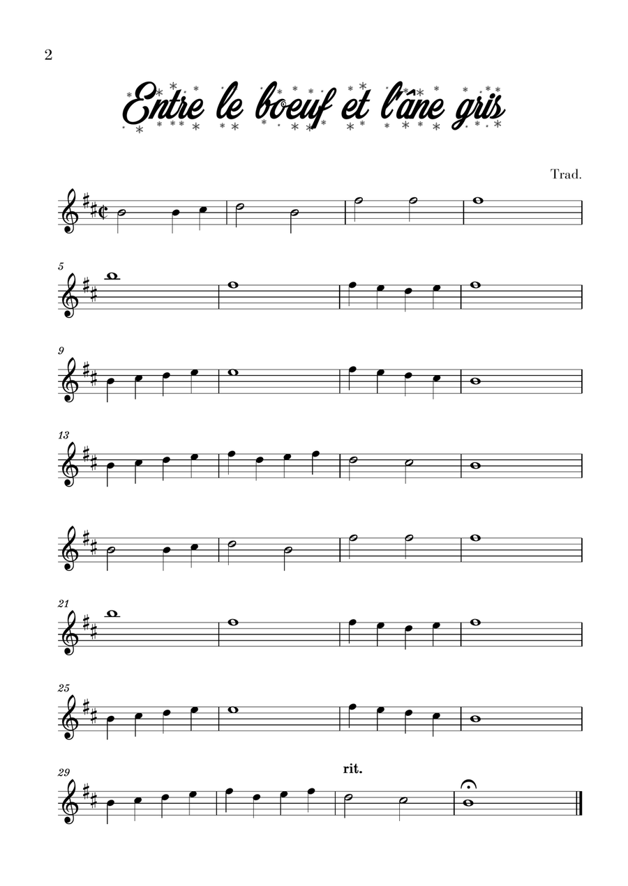 10 Easy Christmas Carols for Clarinet in Bb Beginners (Music for Children) B-Flat Clarinet scores gallery preview page 4