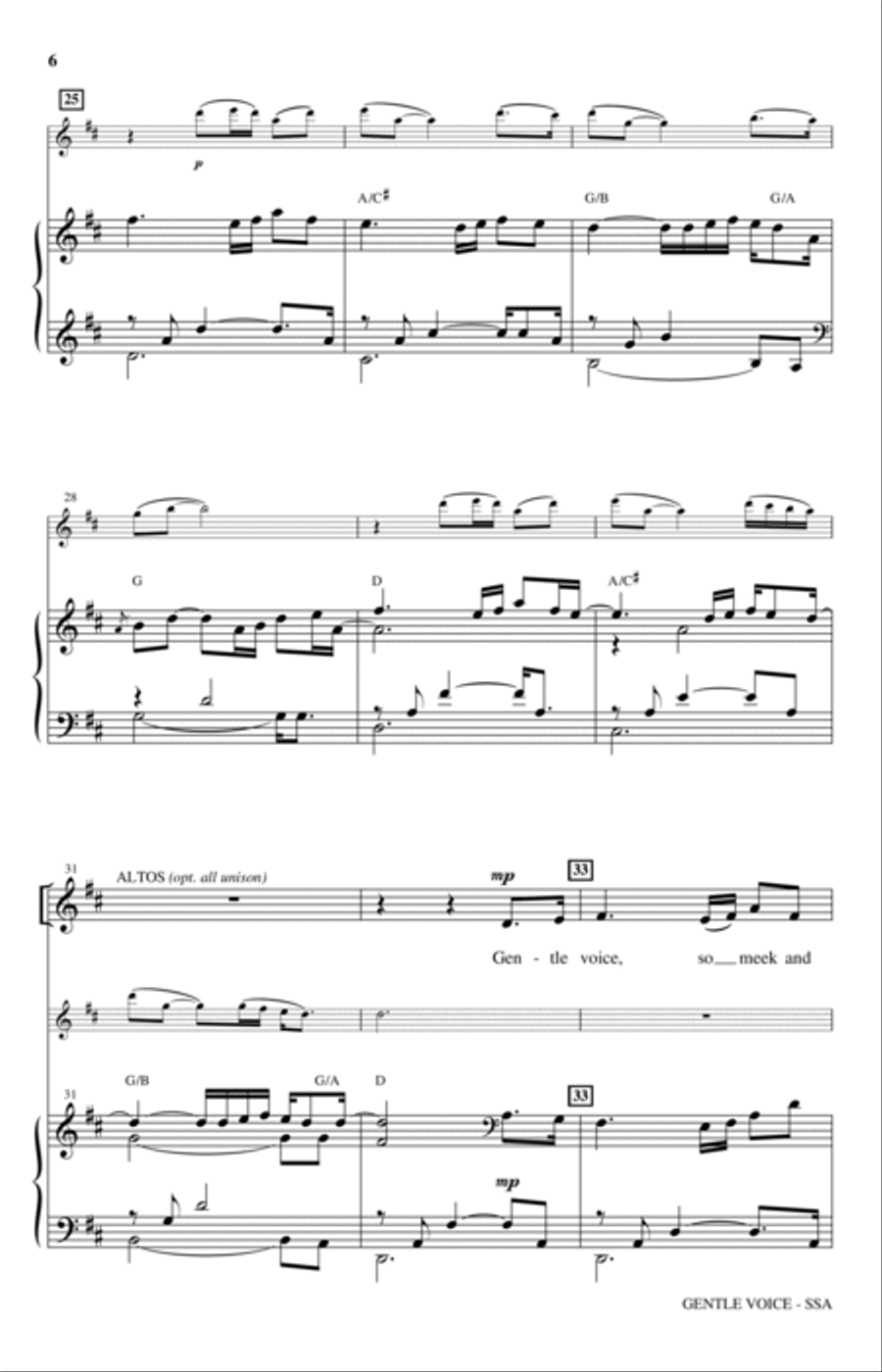 Gentle Voice Gentle Voice SSA scores gallery preview page 5