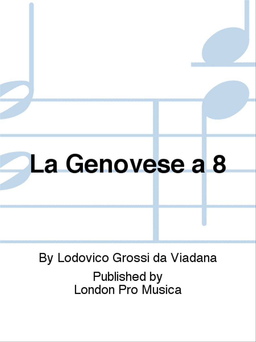 La Genovese a 8 La Genovese a 8 4-Part scores gallery preview page 1