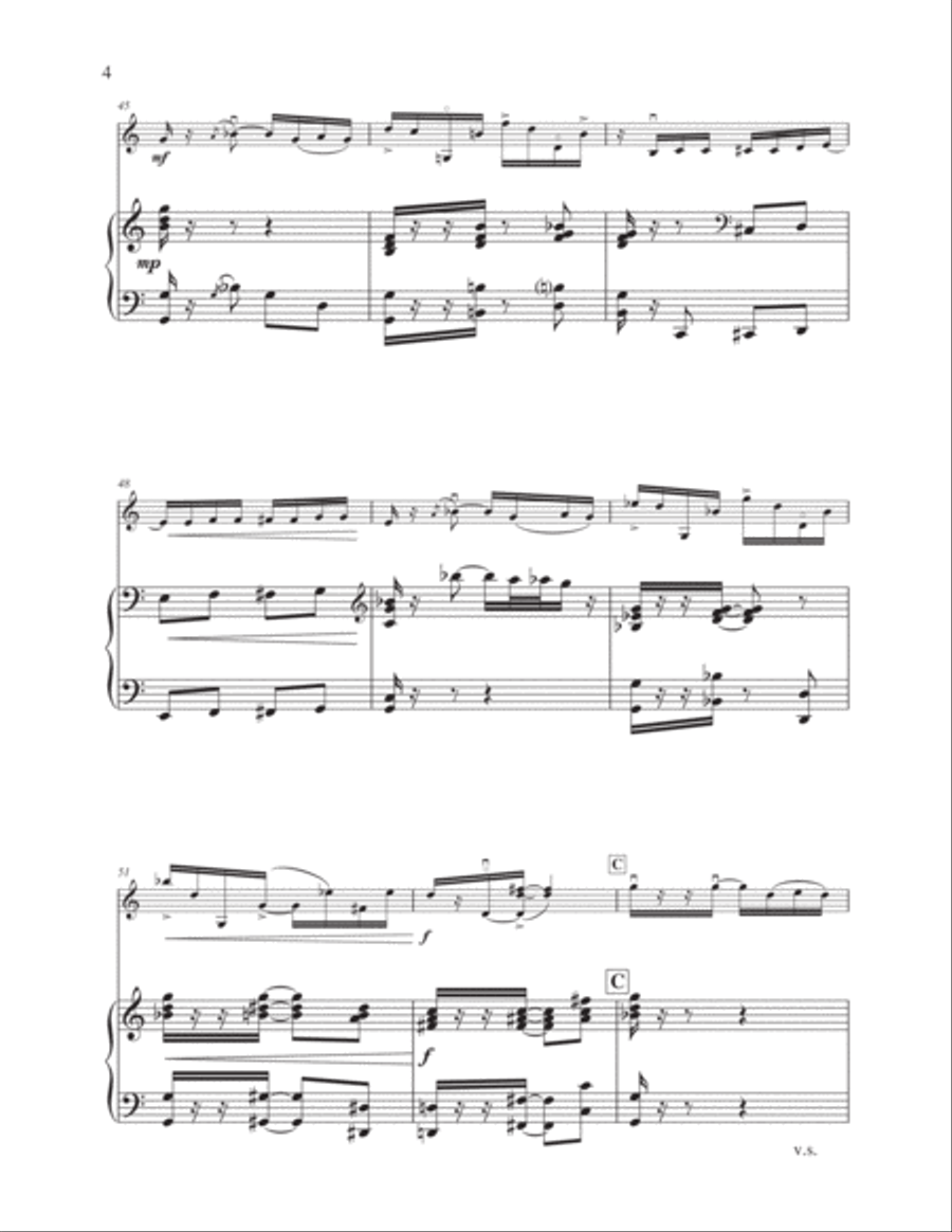 Hebridean Sunset Rag Small Ensemble scores gallery preview page 6